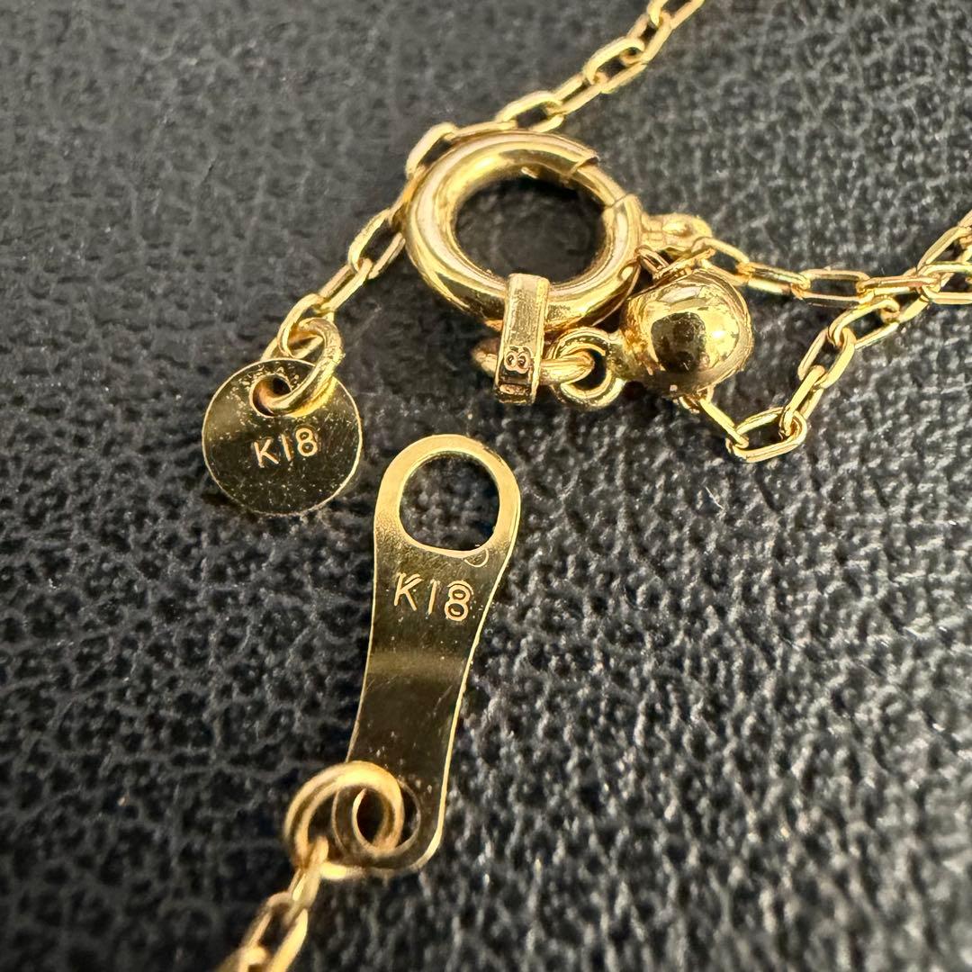 ★(C021016) K18ネックレス アジャスター留具 18金 YG
