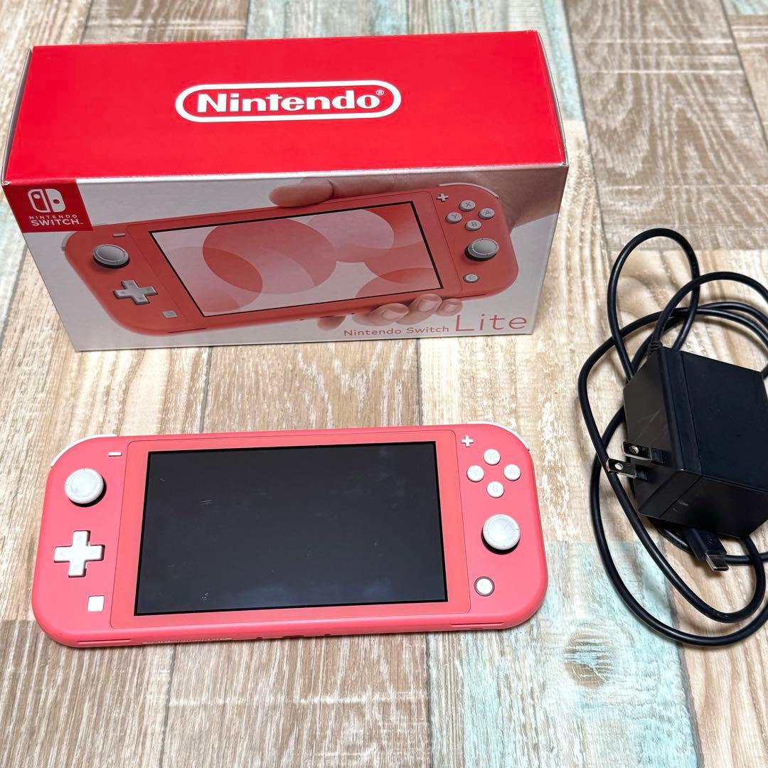 Nintendo Switch Lite コーラル ピンク 本体 初期化済み