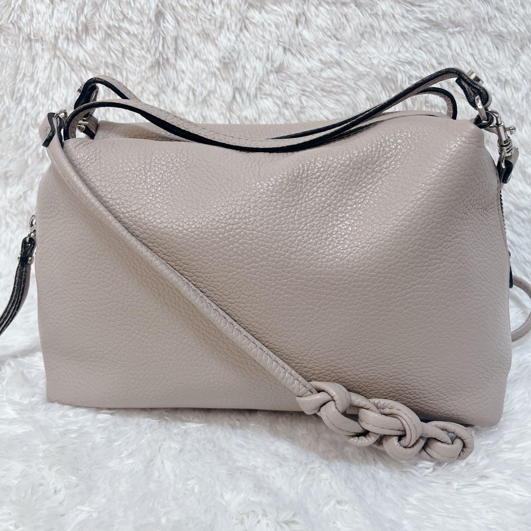 美品✨GIANNI CHIARINI アリファ M 2way ショルダーバッグ