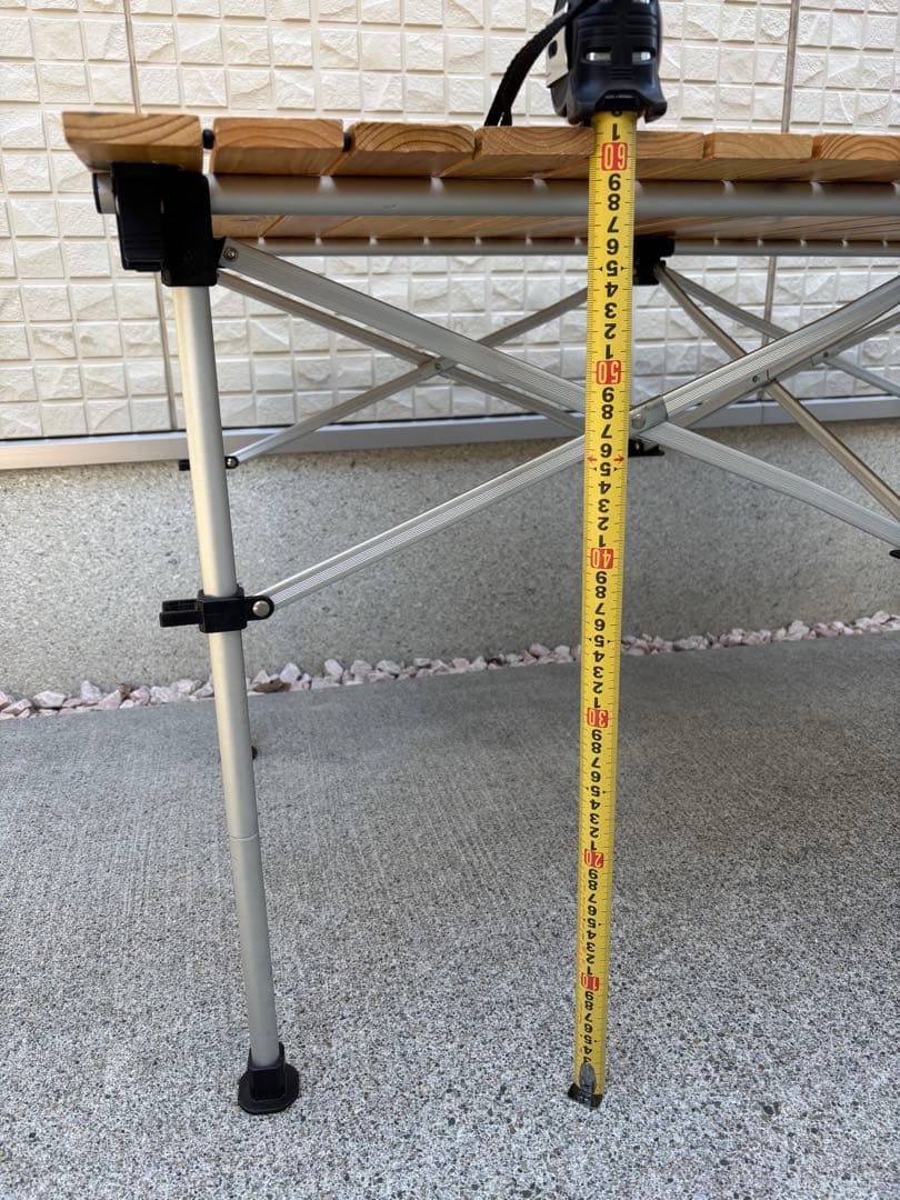 コールマン Coleman ナチュラル ウッド ロール テーブル 110