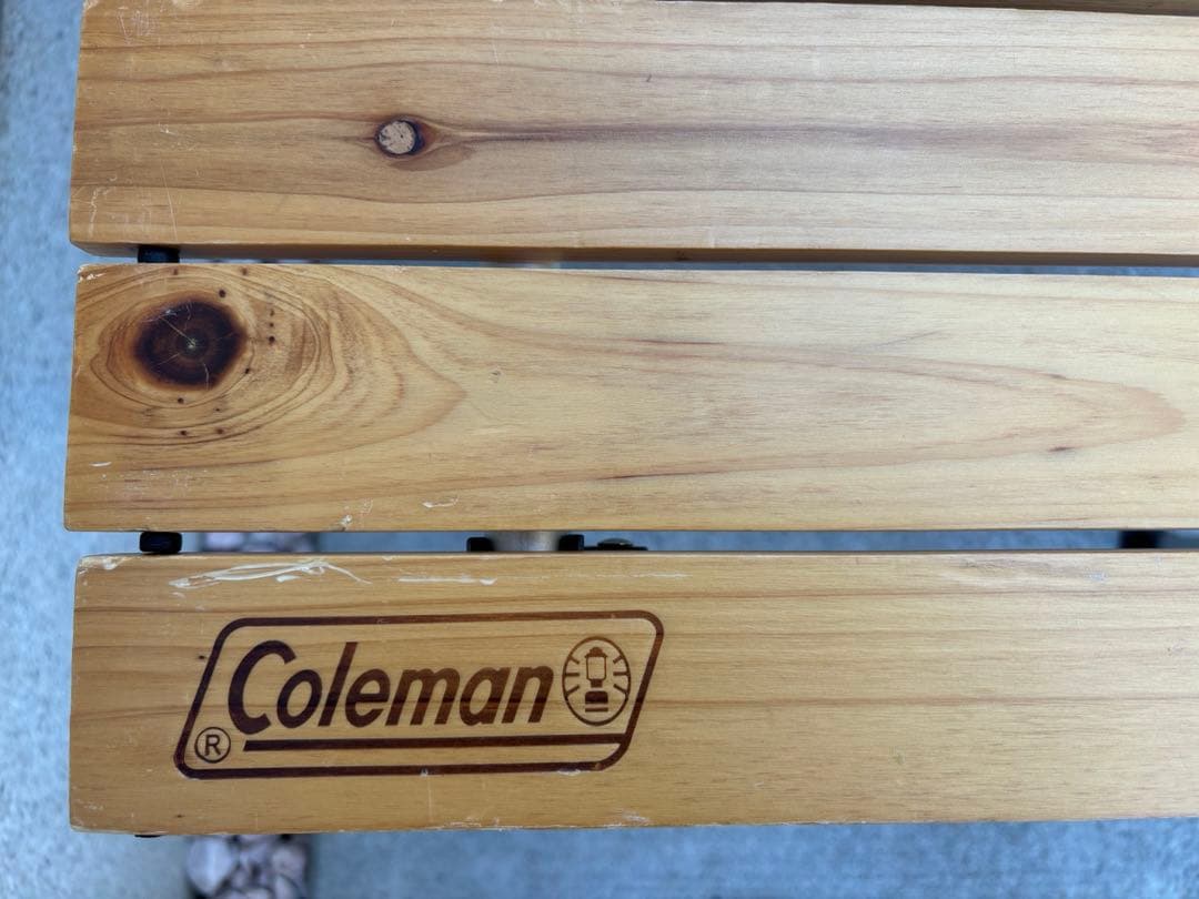 コールマン Coleman ナチュラル ウッド ロール テーブル 110
