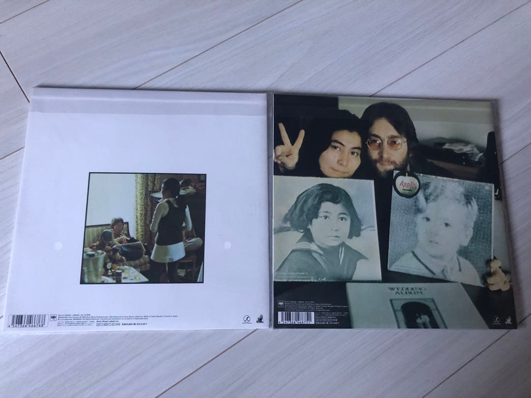 新品　ジョンレノン　ヨーコオノ JOHN&YOKO インタビューレコード　2枚