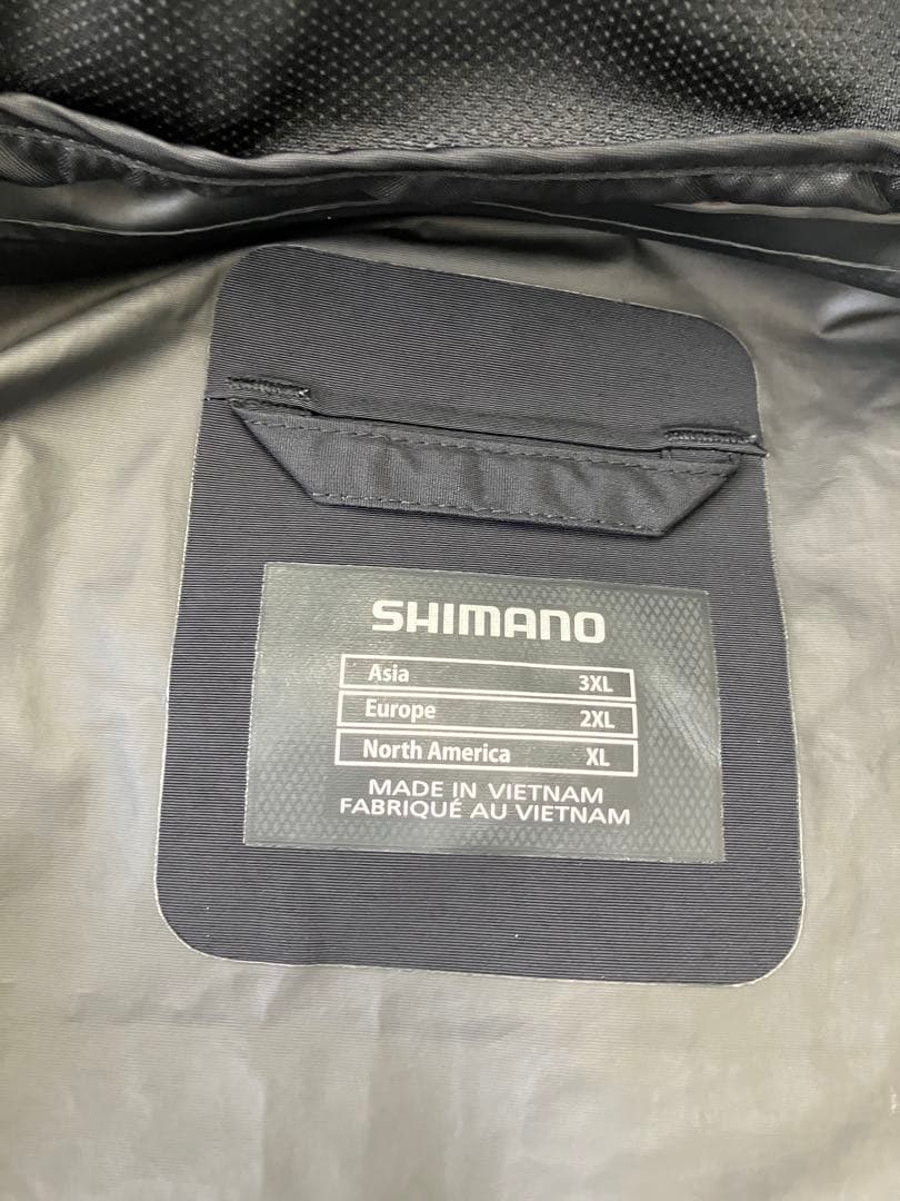 シマノSHIMANOレインスーツ3XL