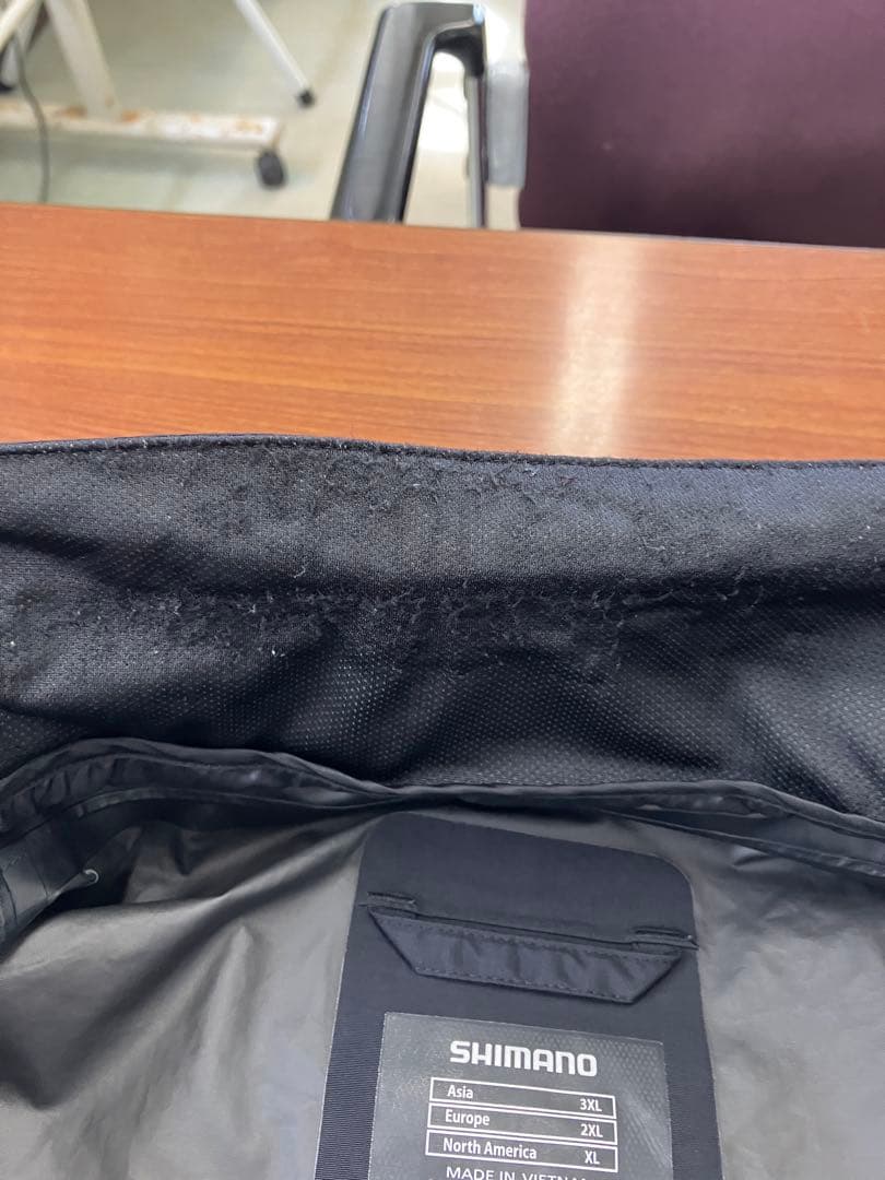 シマノSHIMANOレインスーツ3XL