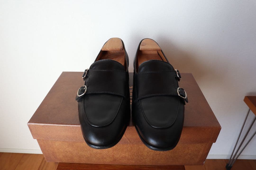 4*5様 Berwick バーウィック ダブルモンク 5111 レザー×ラバー