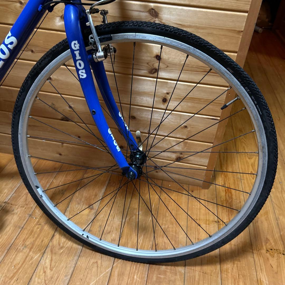 GIOS PURE 青 リアキャリア付き 手渡し大歓迎！千葉県