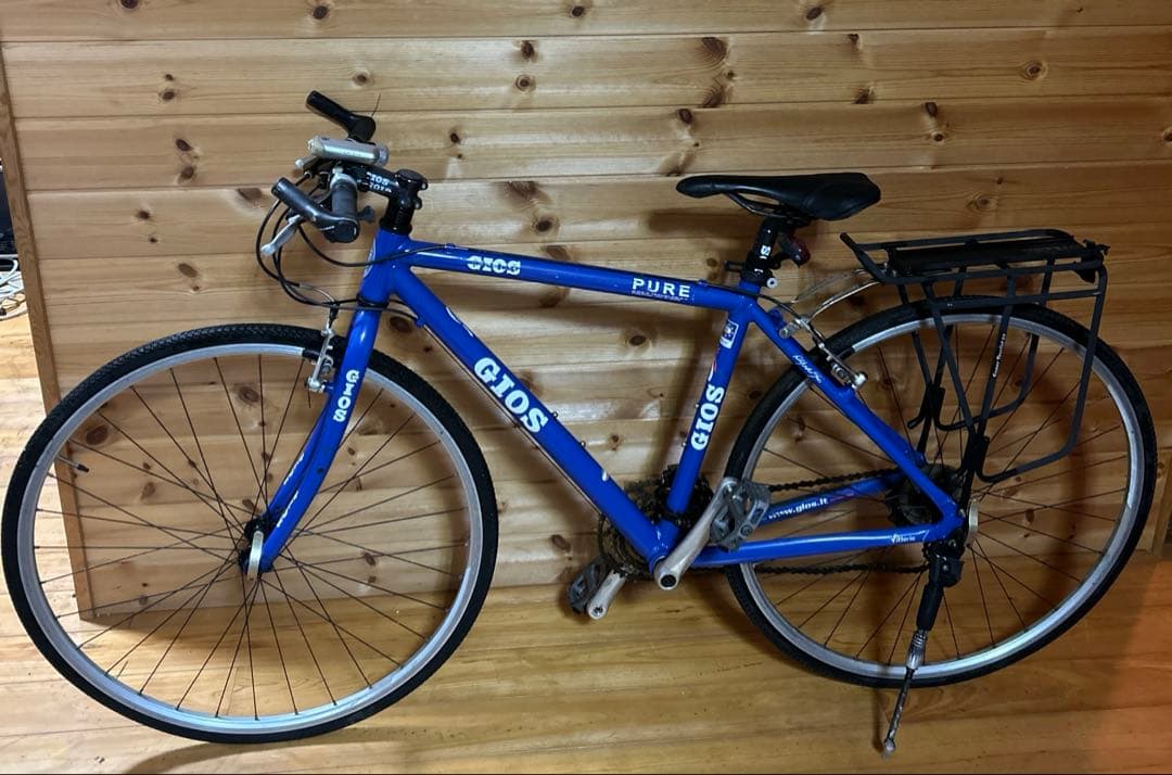 GIOS PURE 青 リアキャリア付き 手渡し大歓迎！千葉県