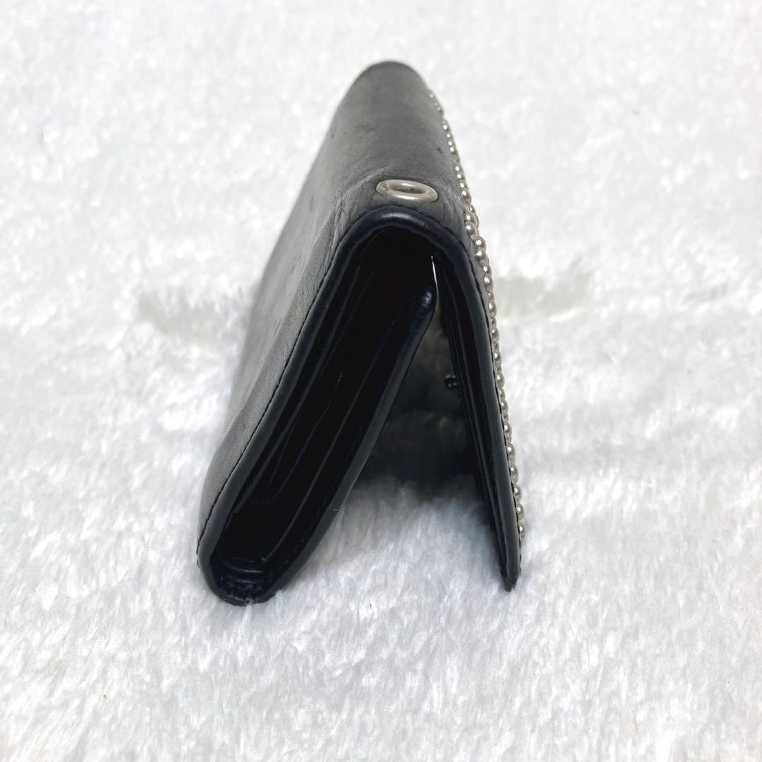 ヒステリックグラマー ロゴスタッズ 三つ折り財布