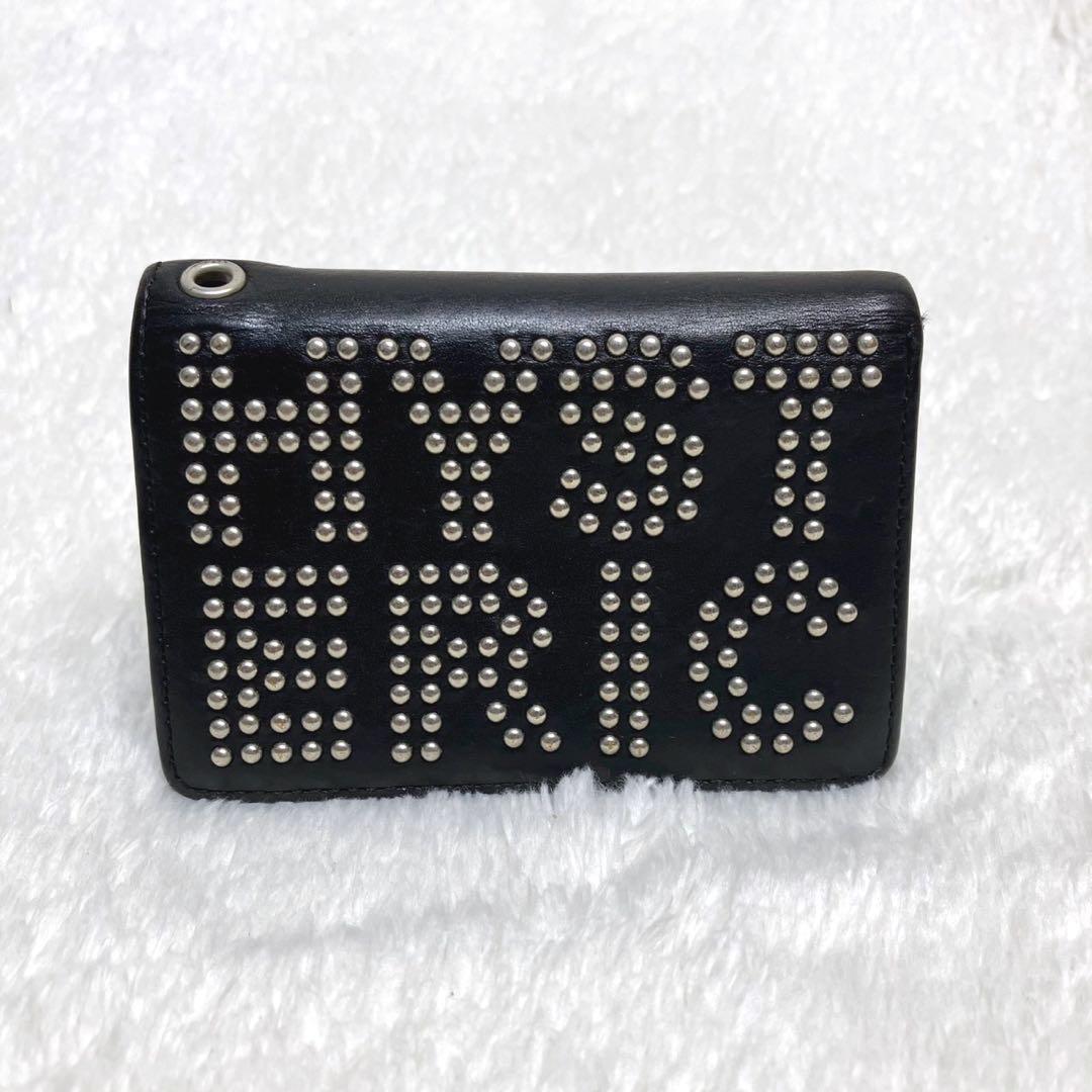 ヒステリックグラマー ロゴスタッズ 三つ折り財布