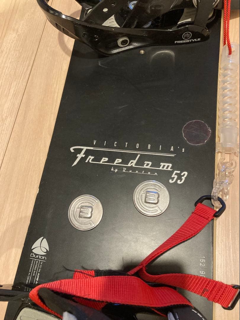 Burton スノーボード板 ビンディングセット ケース&Wax付き