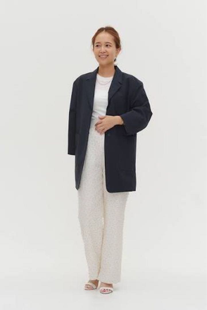 rrrrin ヨリ　オーバーライト テーラードジャケット ネイビー