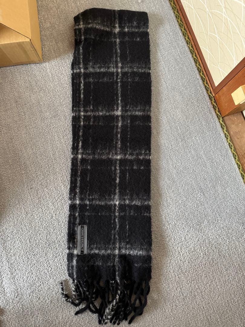 【OUR LEGACY】ESTATE SCARF アルパカチェック マフラー