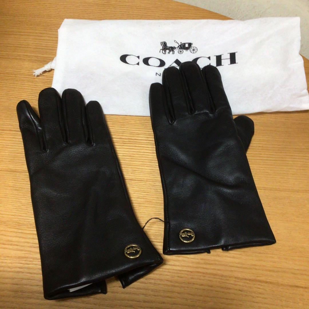 コーチ　手袋　羊革