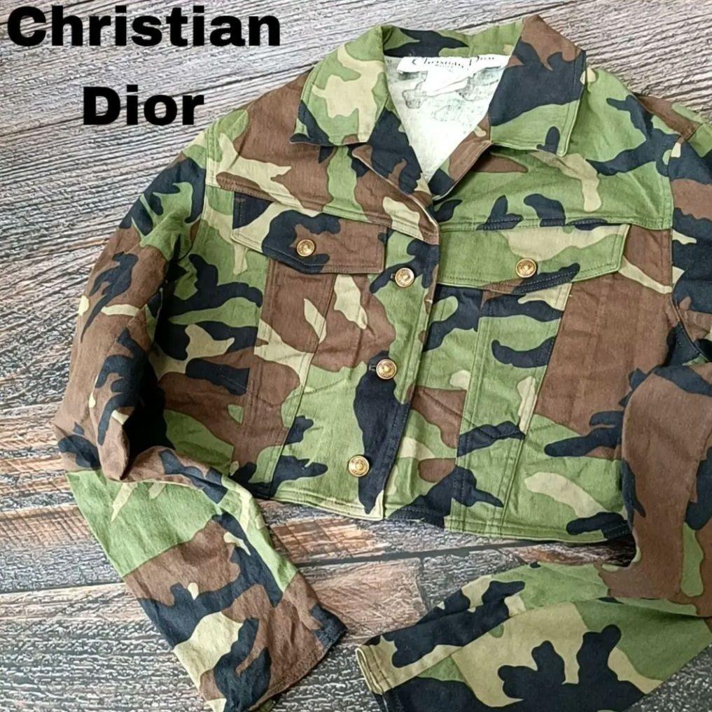Dior ディオール ガリアーノミリタリー 迷彩クロップドジャケット y2kレア