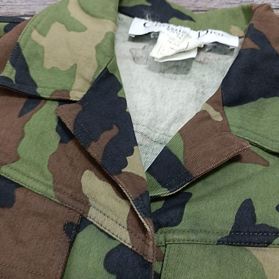 Dior ディオール ガリアーノミリタリー 迷彩クロップドジャケット y2kレア