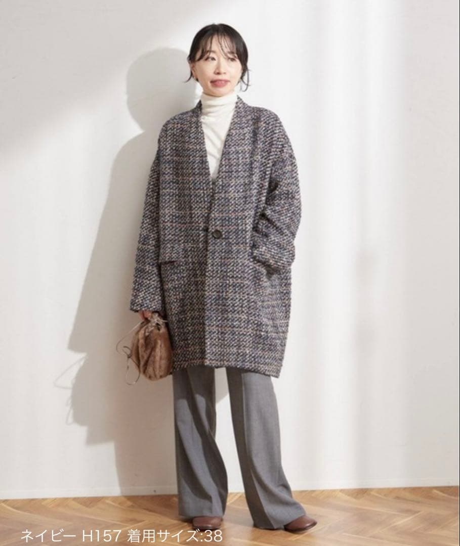 SUPER140S/GIOLICA コクーンコート