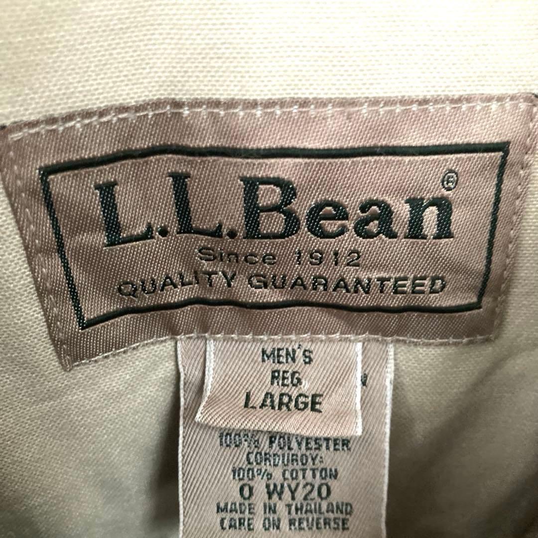 L.L.Beanエルエルビーン　中綿キルティングカバーオールジャケット　L 古着