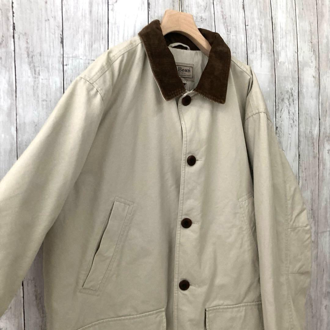 L.L.Beanエルエルビーン　中綿キルティングカバーオールジャケット　L 古着