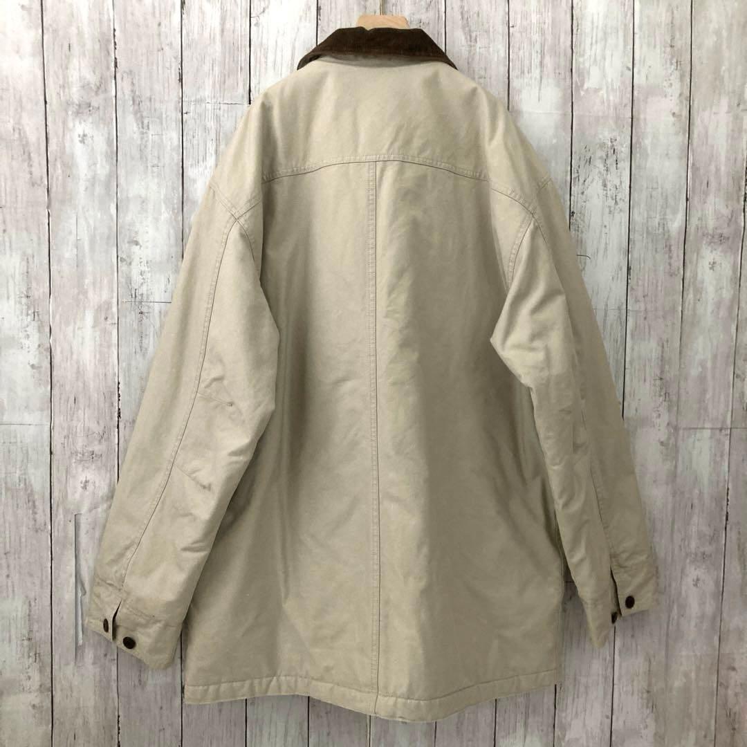 L.L.Beanエルエルビーン　中綿キルティングカバーオールジャケット　L 古着