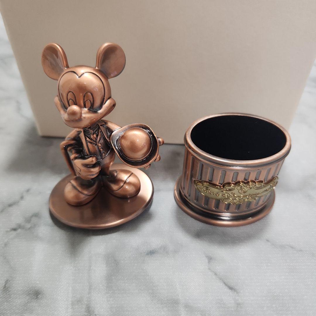 希少　東京ディズニーランドホテル　スイート限定　ミッキー ブロンズ像 小物入れ