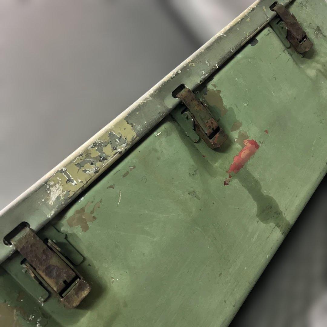 米軍実物放出品 US. ミリタリーアルミコンテナ ボックス BOX