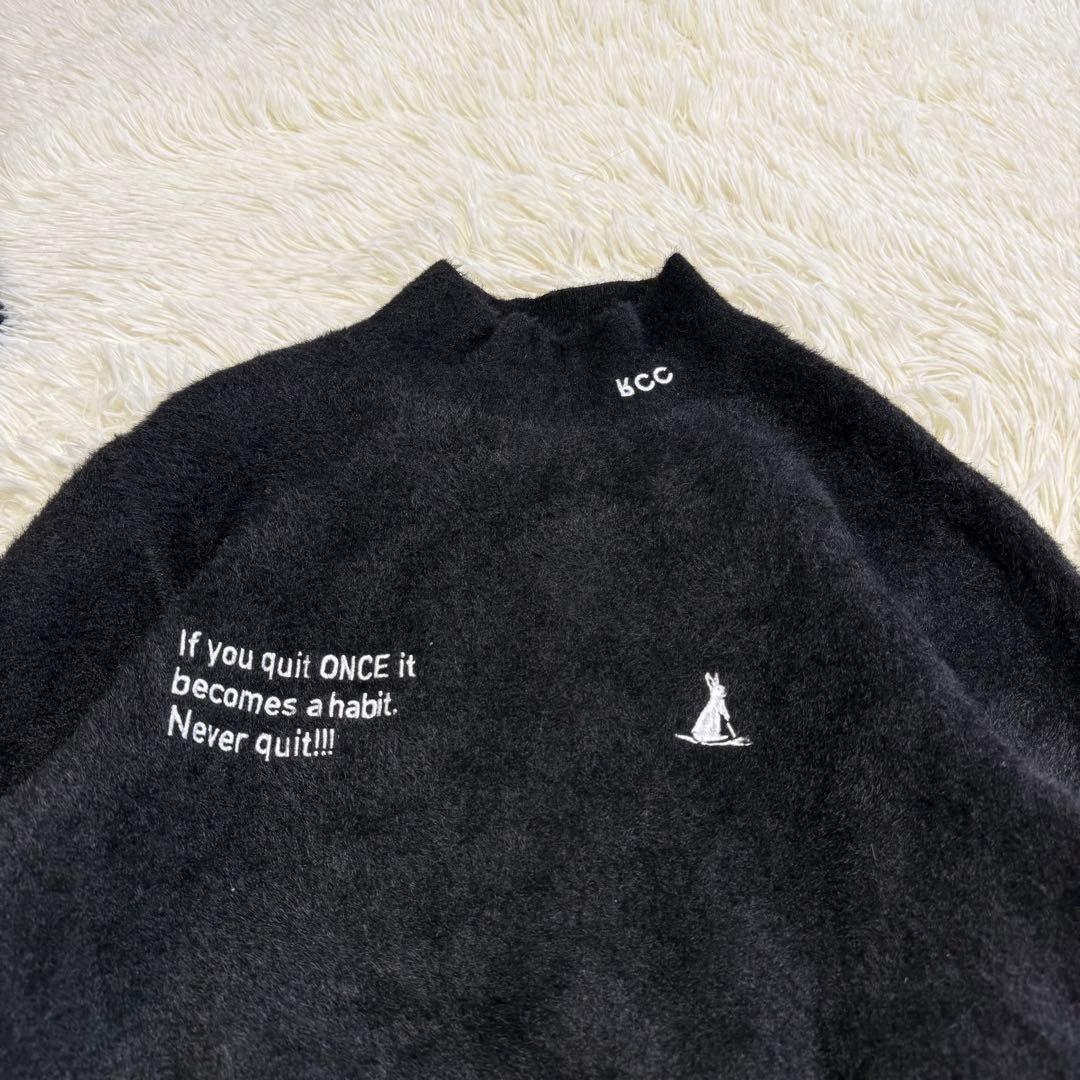 【fr2ゴルフ】極美品 ワンピース モコモコ 冬用 ブラック S レディース