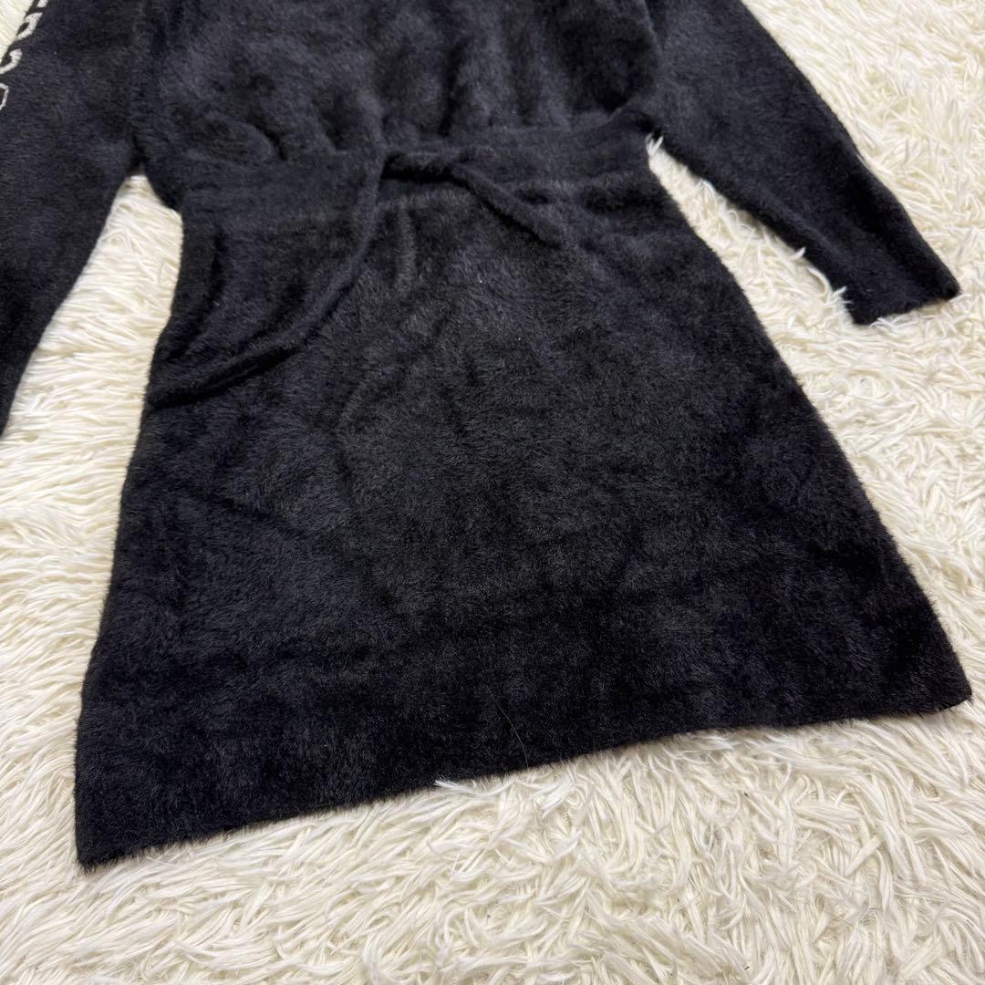 【fr2ゴルフ】極美品 ワンピース モコモコ 冬用 ブラック S レディース