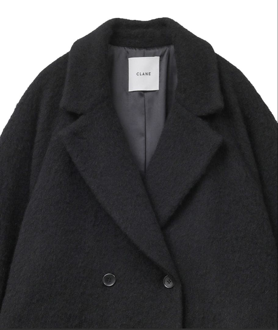 【CLANE(クラネ)】ダブルウールロングコート 11101-0092/サイズ1