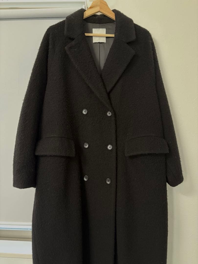 【CLANE(クラネ)】ダブルウールロングコート 11101-0092/サイズ1