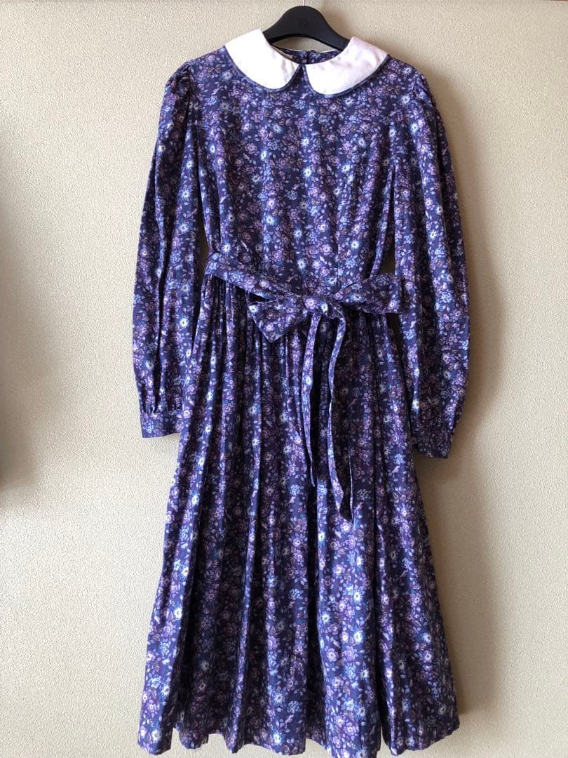 Laura Ashley Mother & Child ワンピース 紫色