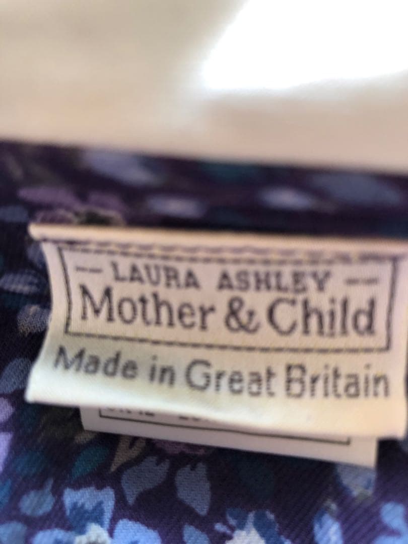 Laura Ashley Mother & Child ワンピース 紫色