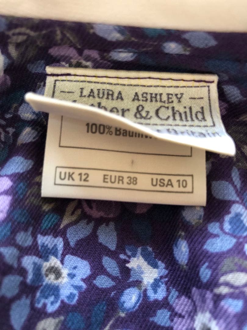 Laura Ashley Mother & Child ワンピース 紫色