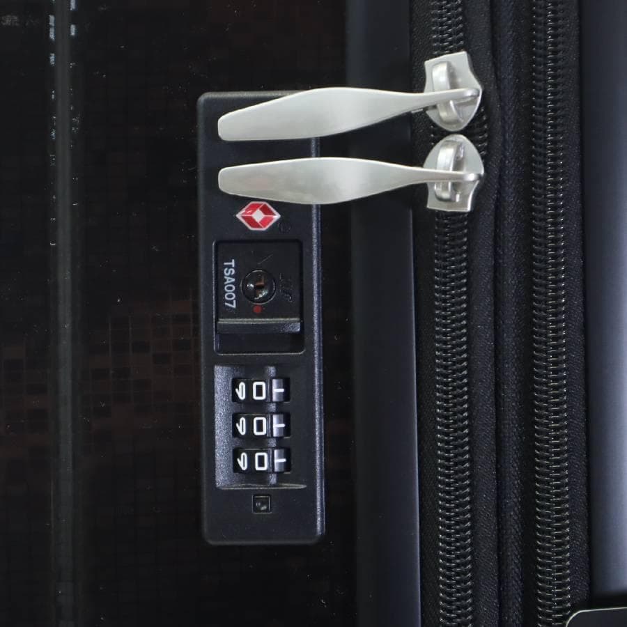 展示品 ACE EXACT プリズム ボディ スーツケース 黒 78-94L