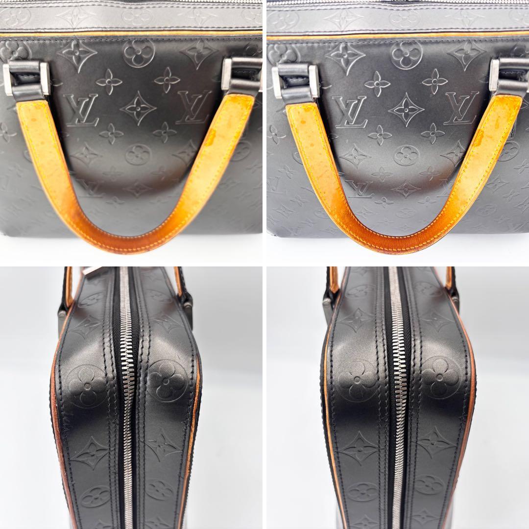 LOUIS VUITTON モノグラムマット マルデン ブリーフケース 黒