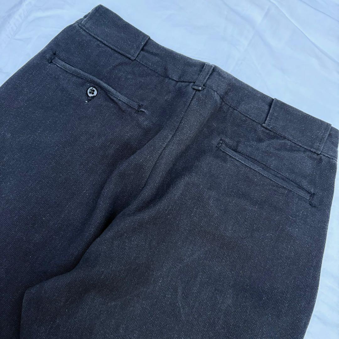 60's ウィップコード　ワークパンツ　黒　42talon ビンテージ