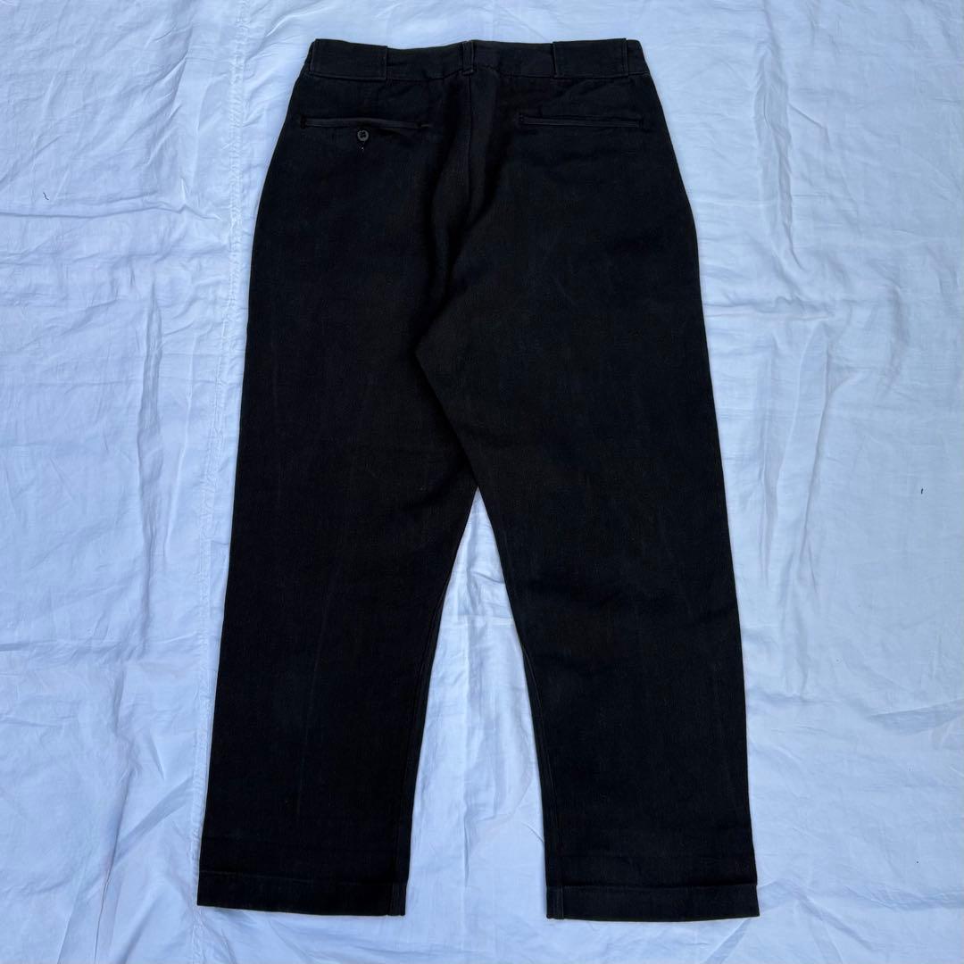 60's ウィップコード　ワークパンツ　黒　42talon ビンテージ