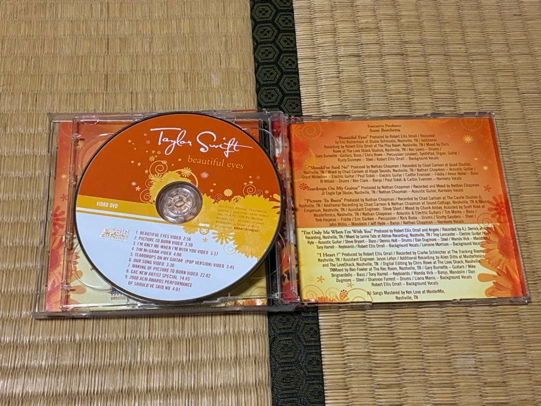 Taylor Swift beautiful eyes アルバム CD DVD