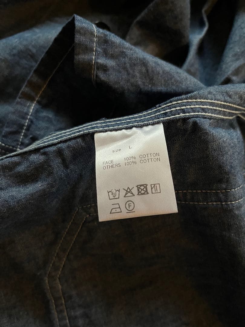 Bon Vieux オリジナル シャンブレー カバーオール