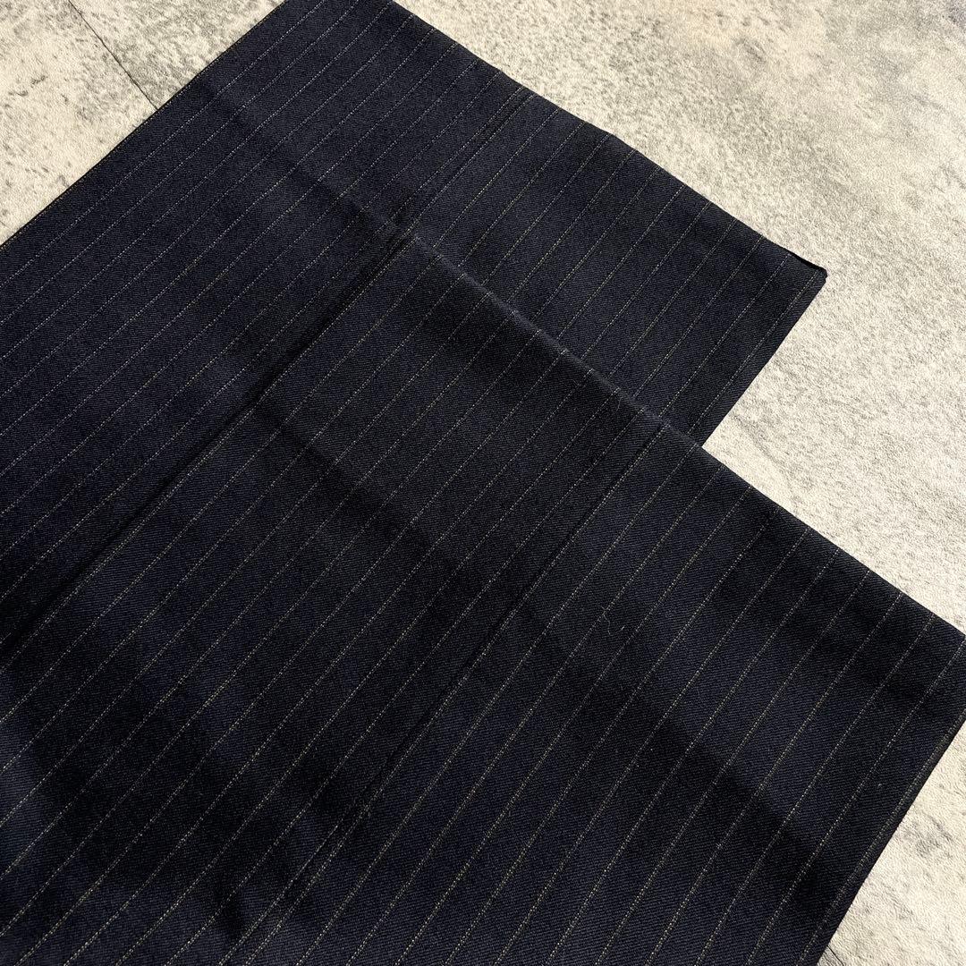 極美品 極上ウール ダブルスーツ× LOUIS VUITTON ダミエ柄ネクタイ