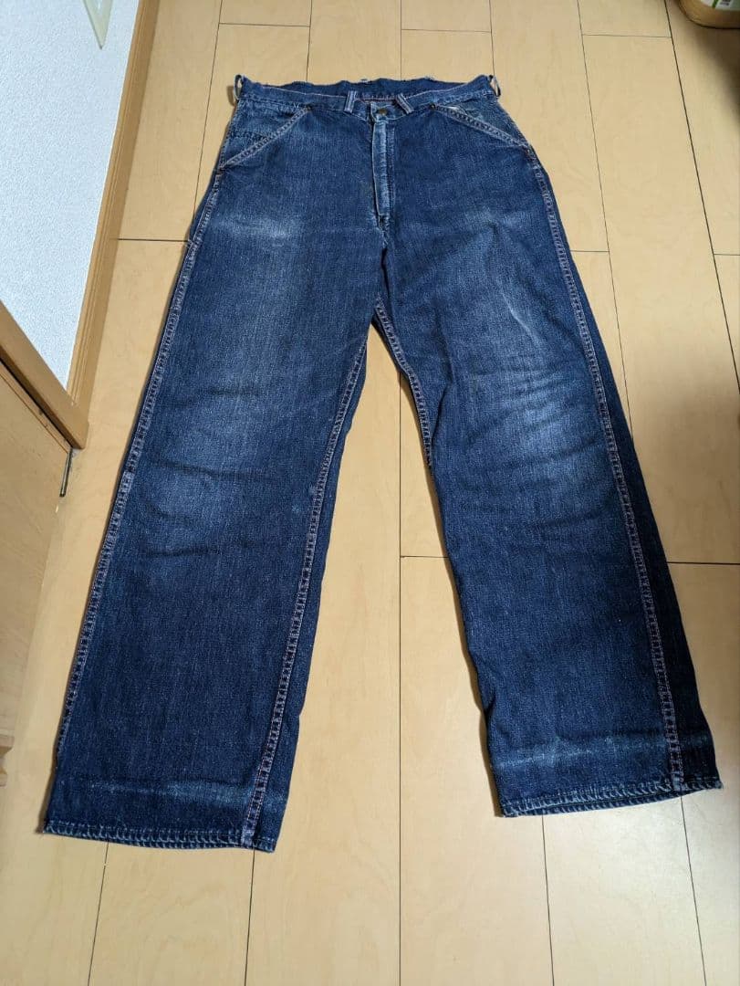 50s UNION MADE デニム ペインターパンツ USA製 ヴィンテージ