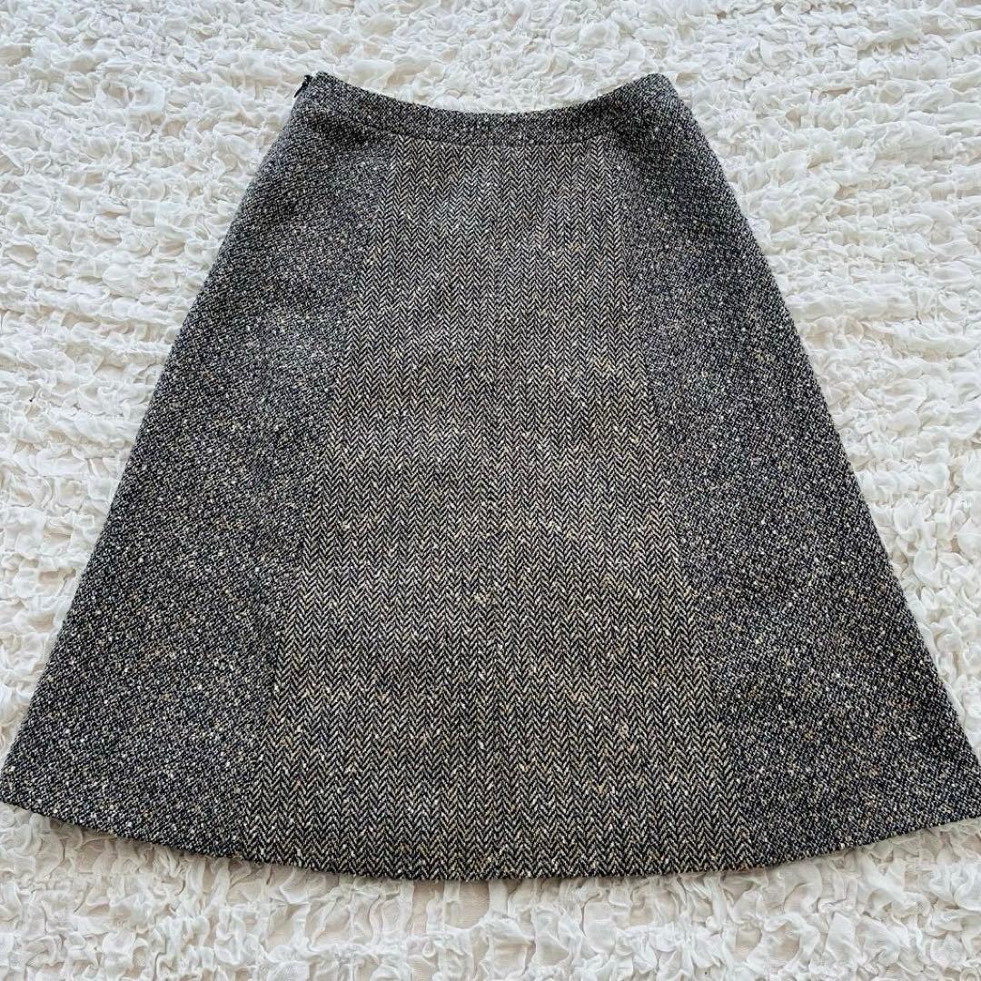 【Miyu】タグ付 SCAPA スカートスーツ セットアップ ツイード