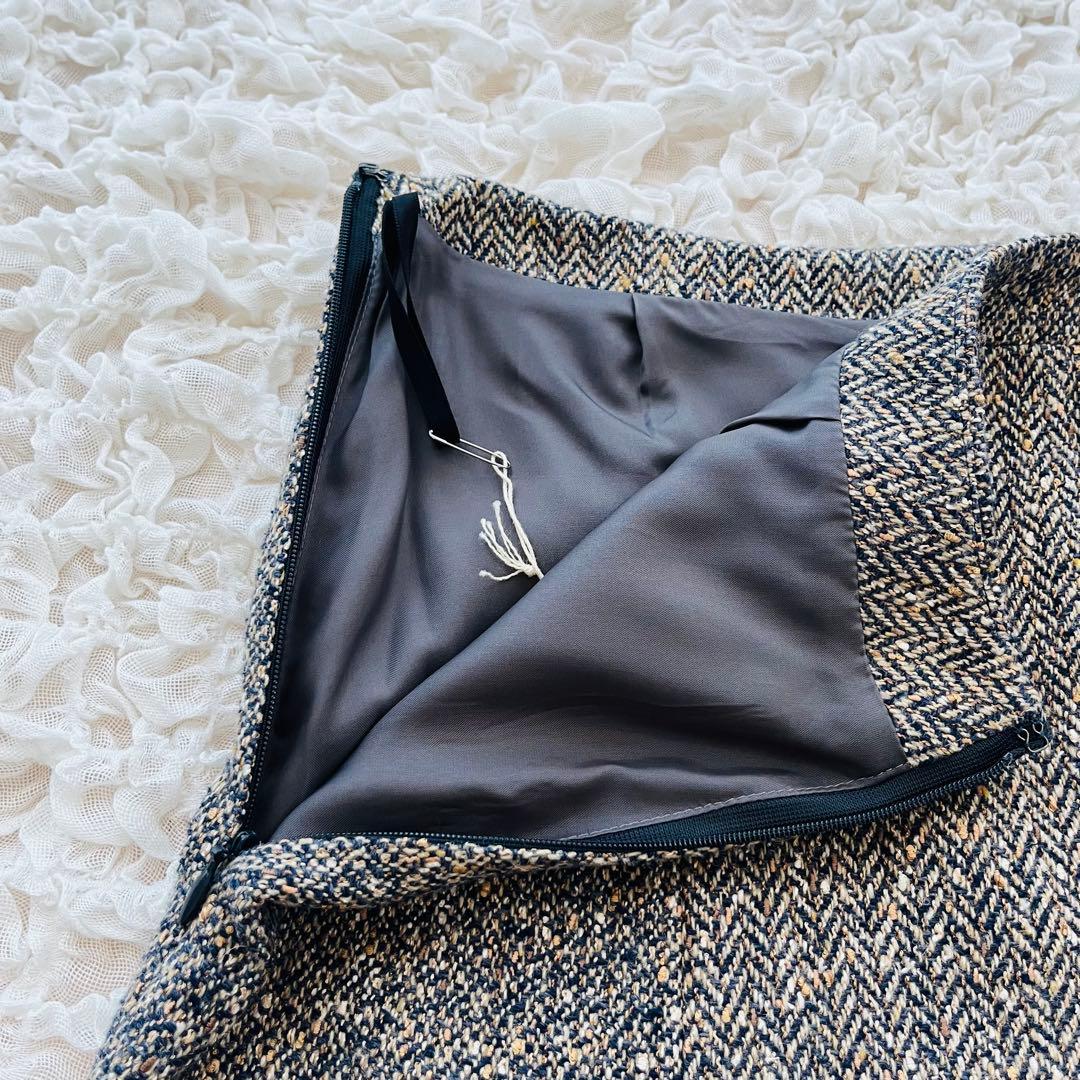 【Miyu】タグ付 SCAPA スカートスーツ セットアップ ツイード