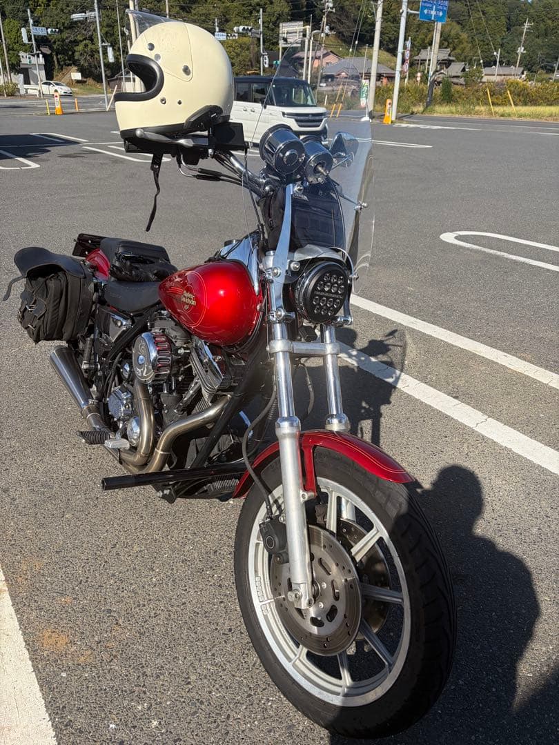 【超美品】ハーレーウィンドシールド39ミリfxr スポーツスター