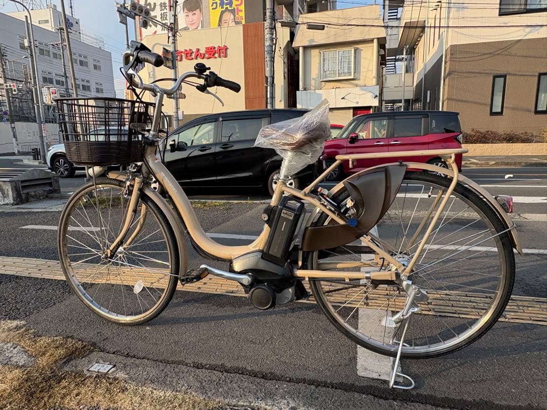中古YAMAHA電動アシスト自転車　12.8Ah 大阪　014番