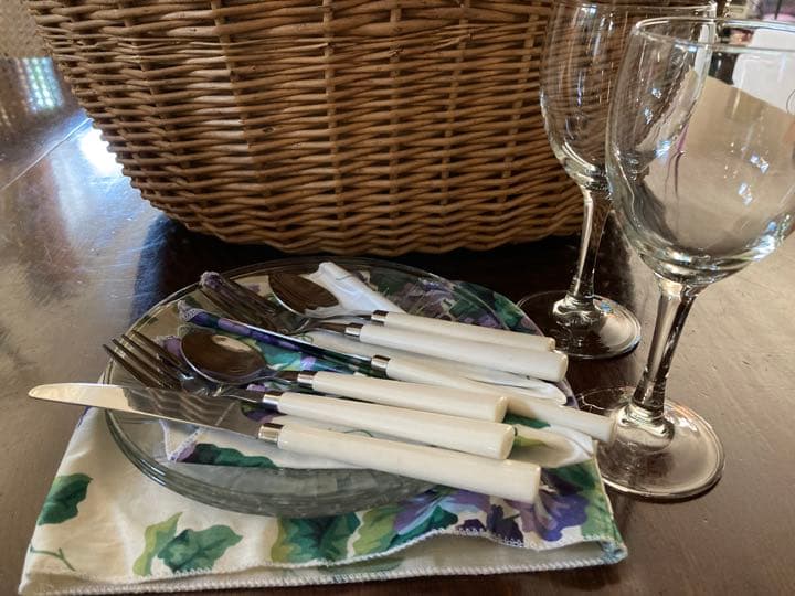 籐製ピクニックセット