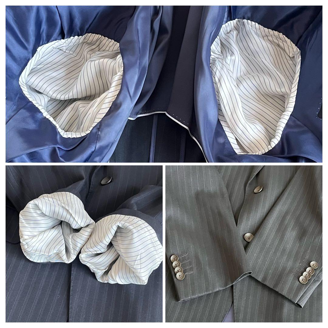 極美品✨現行✨パーソンズフォーメン スリーピース M ダークネイビー ストライプ