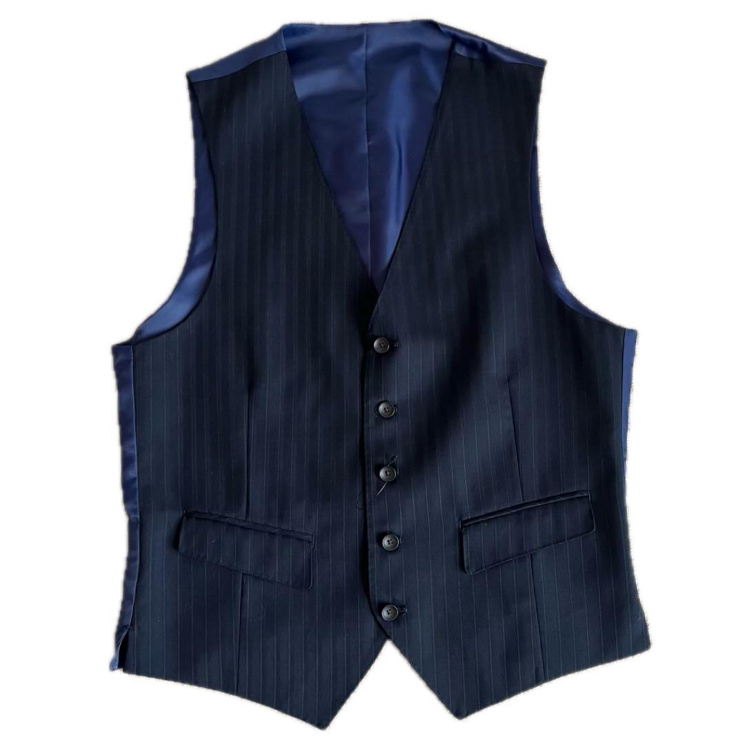 極美品✨現行✨パーソンズフォーメン スリーピース M ダークネイビー ストライプ