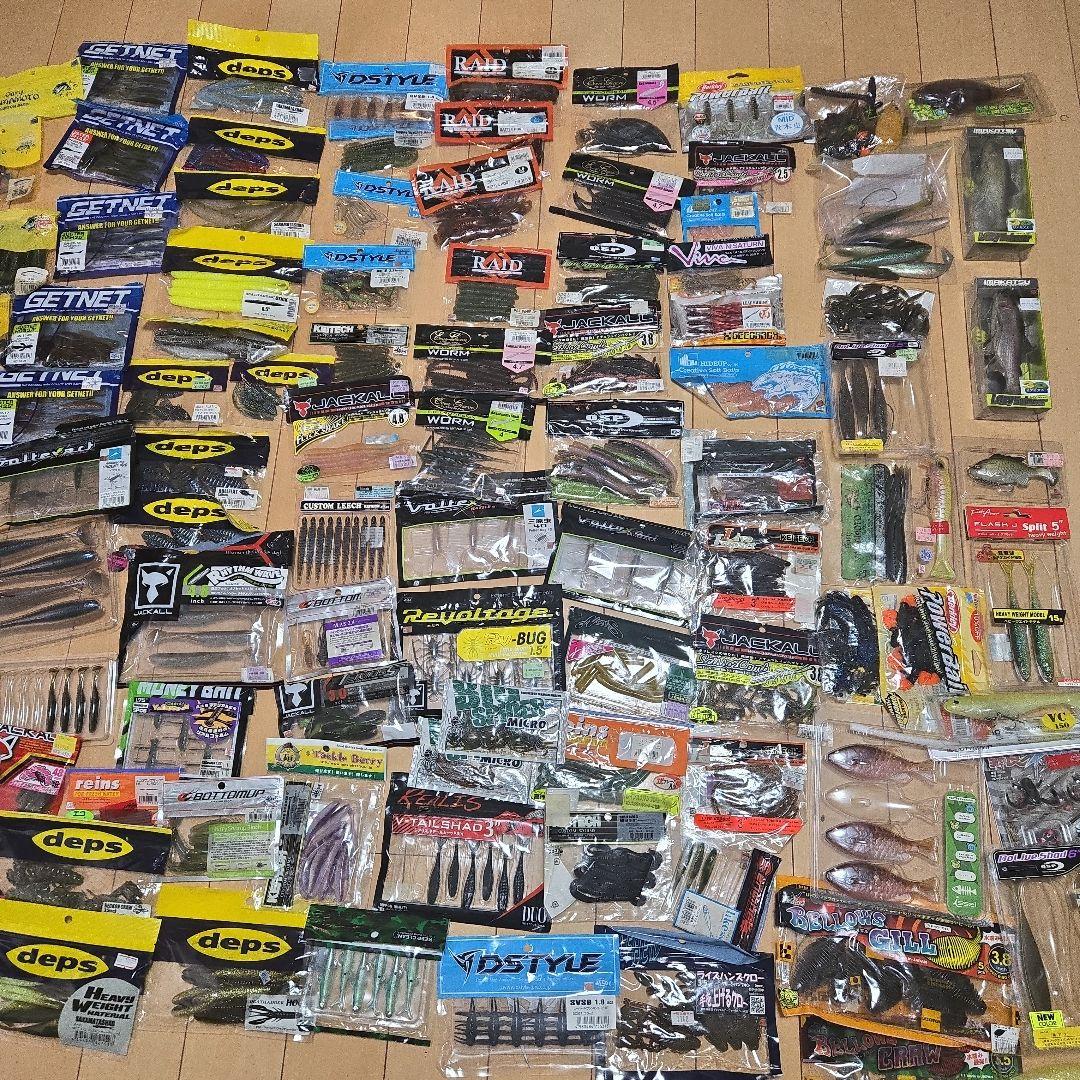 「最終価格」バス釣り　引退　まとめ売り　 ワーム・ルアーセット 多数