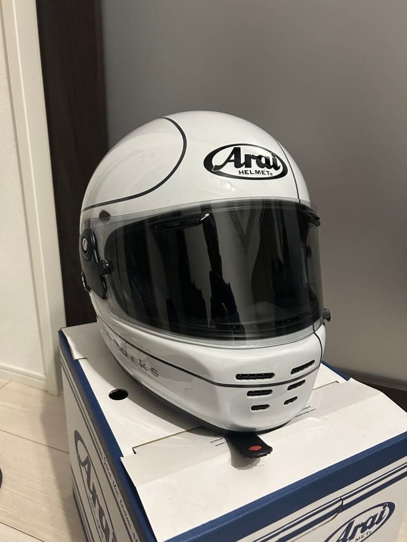 Arai ラパイドネオ46works フルフェイスヘルメット ホワイトMサイズ