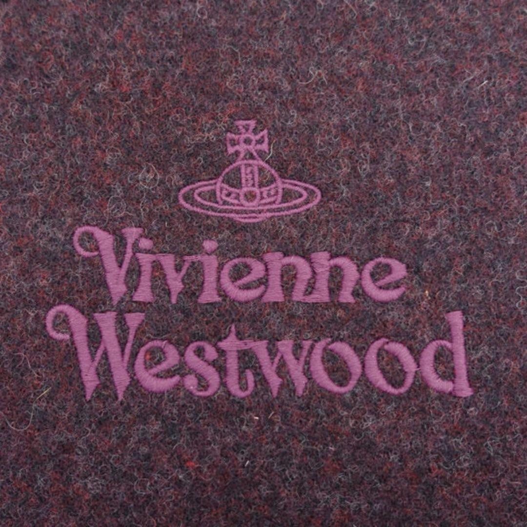 【正規品】Vivienne Westwood フリースマフラー バーガンディ 紫